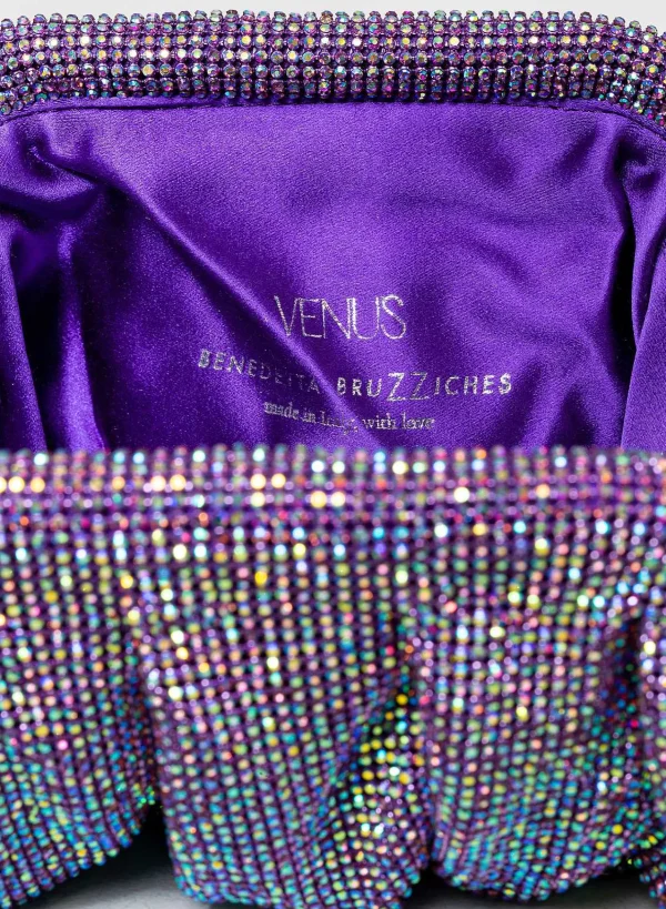 Benedetta Bruzziches Venus La Petite Purple Echoes> Crystal Bag
