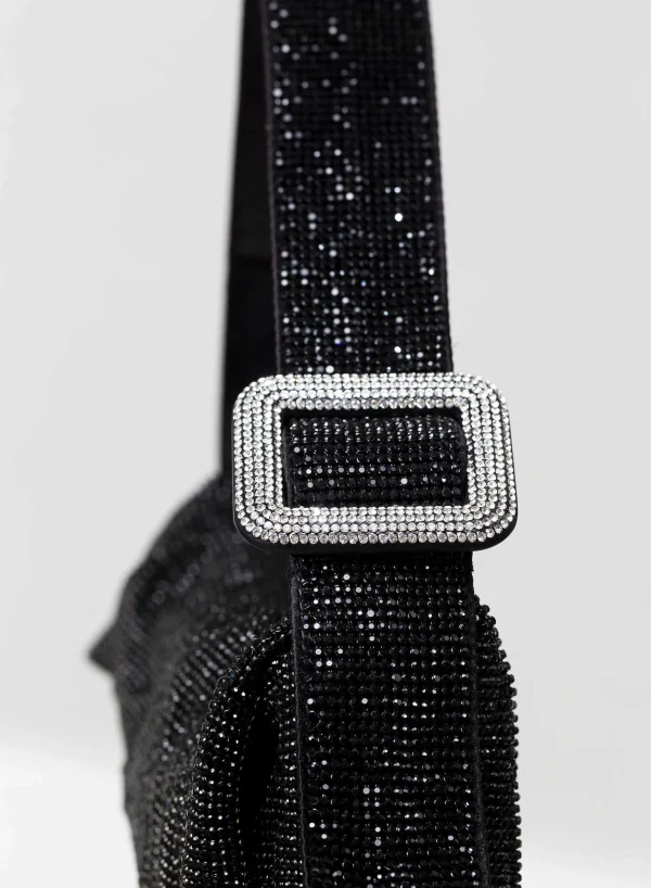 Benedetta Bruzziches Vitty La Grande Jet Black> Crystal Bag