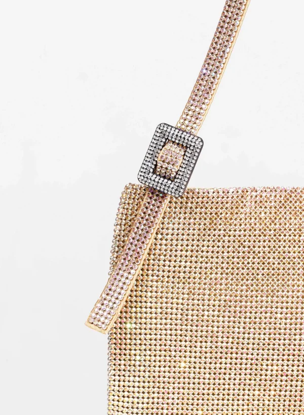 Benedetta Bruzziches Your Best Friend La Grande Golden Gun> Crystal Bag